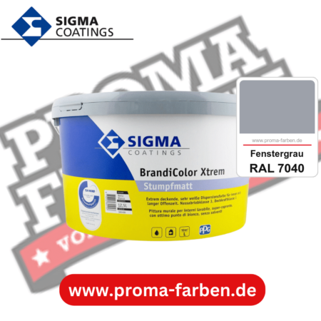 SIGMA Brandicolor Xtrem kaufen bei Proma Farben RAL 7040 Fenstergrau