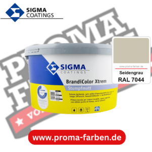 SIGMA Brandicolor Xtrem kaufen bei Proma Farben RAL 7044 Seidengrau