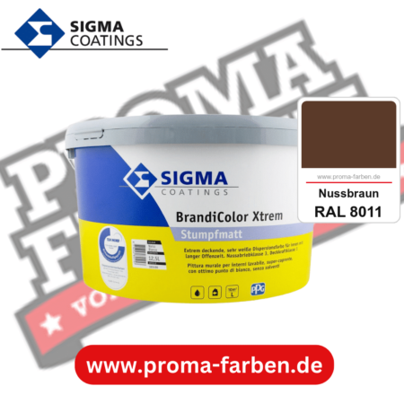 SIGMA Brandicolor Xtrem kaufen bei Proma Farben RAL 8011 Nussbraun