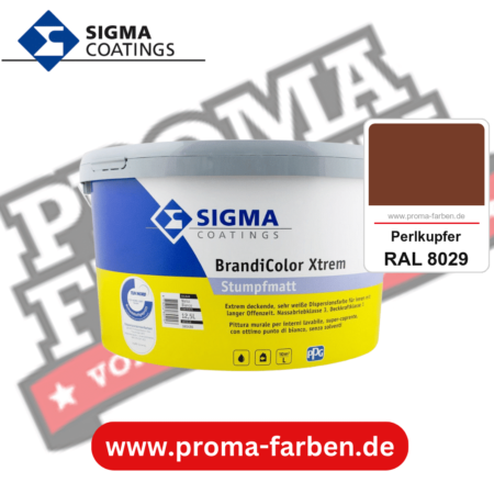 SIGMA Brandicolor Xtrem kaufen bei Proma Farben RAL 8029 Perlkupfer