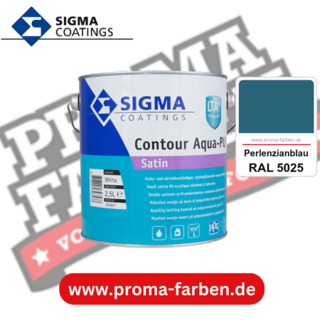 SIGMA Contour Aqua-PU Gloss kaufen bei Proma Farben RAL 5025 Perlenzianblau