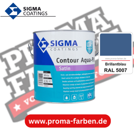 SIGMA Contour Aqua-PU Matt kaufen bei Proma Farben RAL 5007 Brillantblau