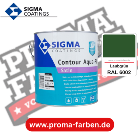 SIGMA Contour Aqua-PU Matt kaufen bei Proma Farben RAL 6002 Laubgrün