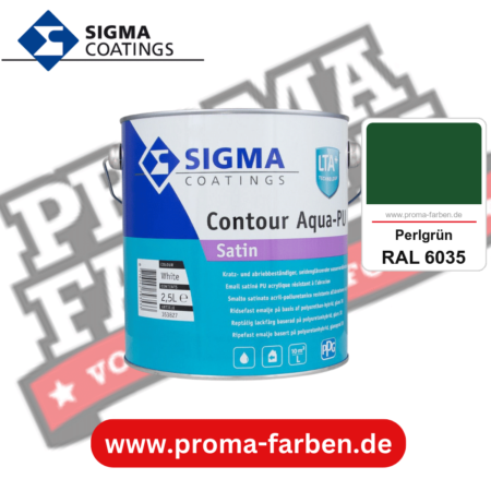 SIGMA Contour Aqua-PU Matt kaufen bei Proma Farben RAL 6035 Perlgrün