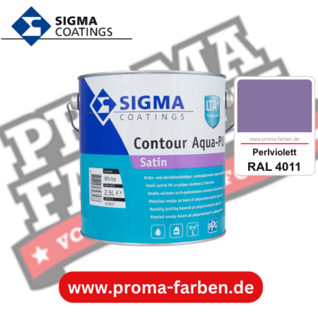 SIGMA Contour Aqua-PU Satin kaufen bei Proma Farben RAL 4011 Perlviolett