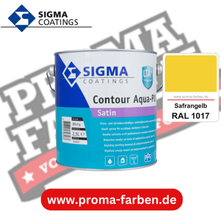 SIGMA Contour Aqua-PU Spray Primer kaufen bei Proma Farben RAL 1017 Safrangelb