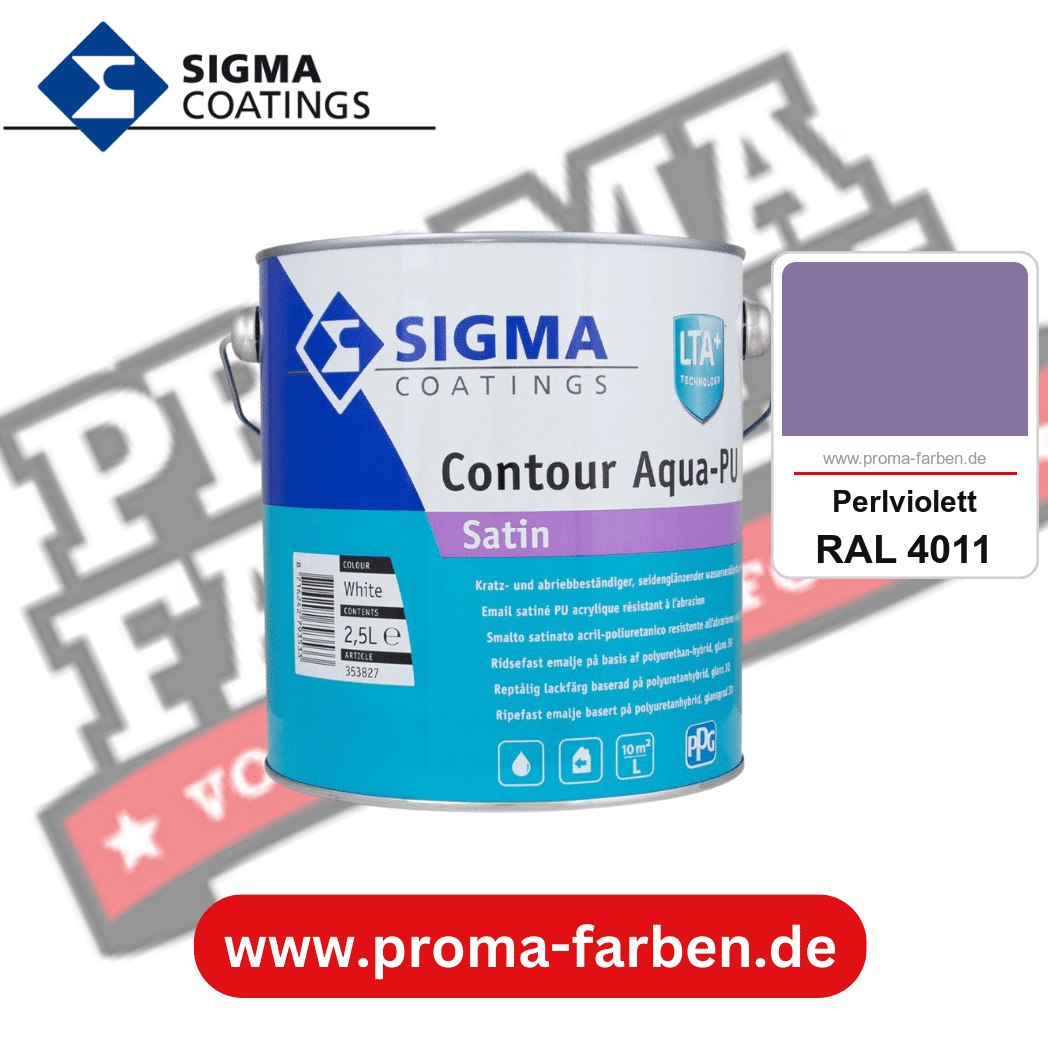 SIGMA Contour Aqua-PU Spray Primer kaufen bei Proma Farben RAL 4011 Perlviolett