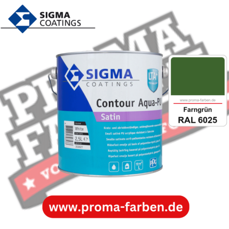 SIGMA Contour Aqua-PU Spray Primer kaufen bei Proma Farben RAL 6025 Farngrün