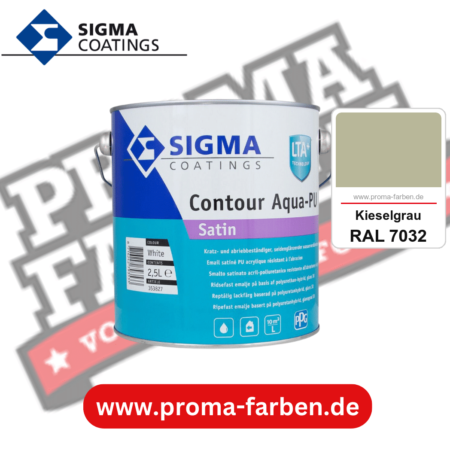SIGMA Contour Aqua-PU Spray Primer kaufen bei Proma Farben RAL 7032 Kieselgrau