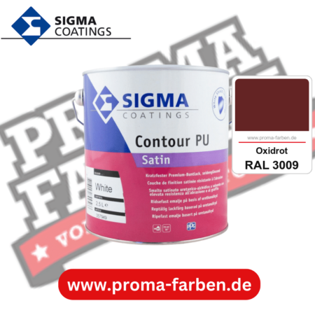 SIGMA Contour Protect PU Satin kaufen bei Proma Farben RAL 3009 Oxidrot