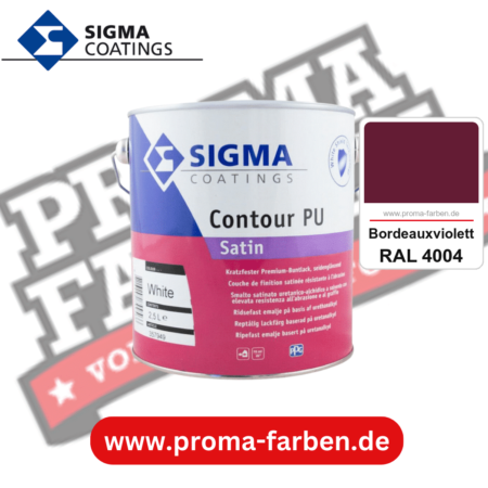 SIGMA Contour Protect PU Satin kaufen bei Proma Farben RAL 4004 Bordeauxviolett
