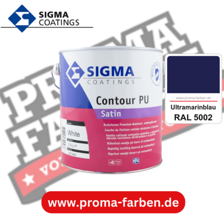 SIGMA Contour Protect PU Satin kaufen bei Proma Farben RAL 5002 Ultramarinblau