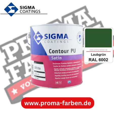 SIGMA Contour Protect PU Satin kaufen bei Proma Farben RAL 6002 Laubgrün