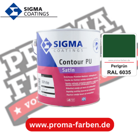 SIGMA Contour Protect PU Satin kaufen bei Proma Farben RAL 6035 Perlgrün