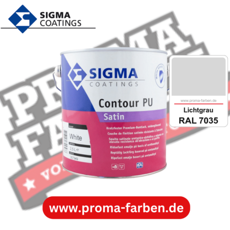 SIGMA Contour Protect PU Satin kaufen bei Proma Farben RAL 7035 Lichtgrau