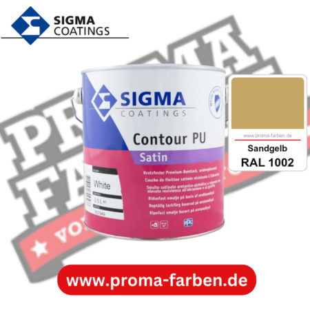 SIGMA Contour PU Matt kaufen bei Proma Farben RAL 1002 Sandgelb