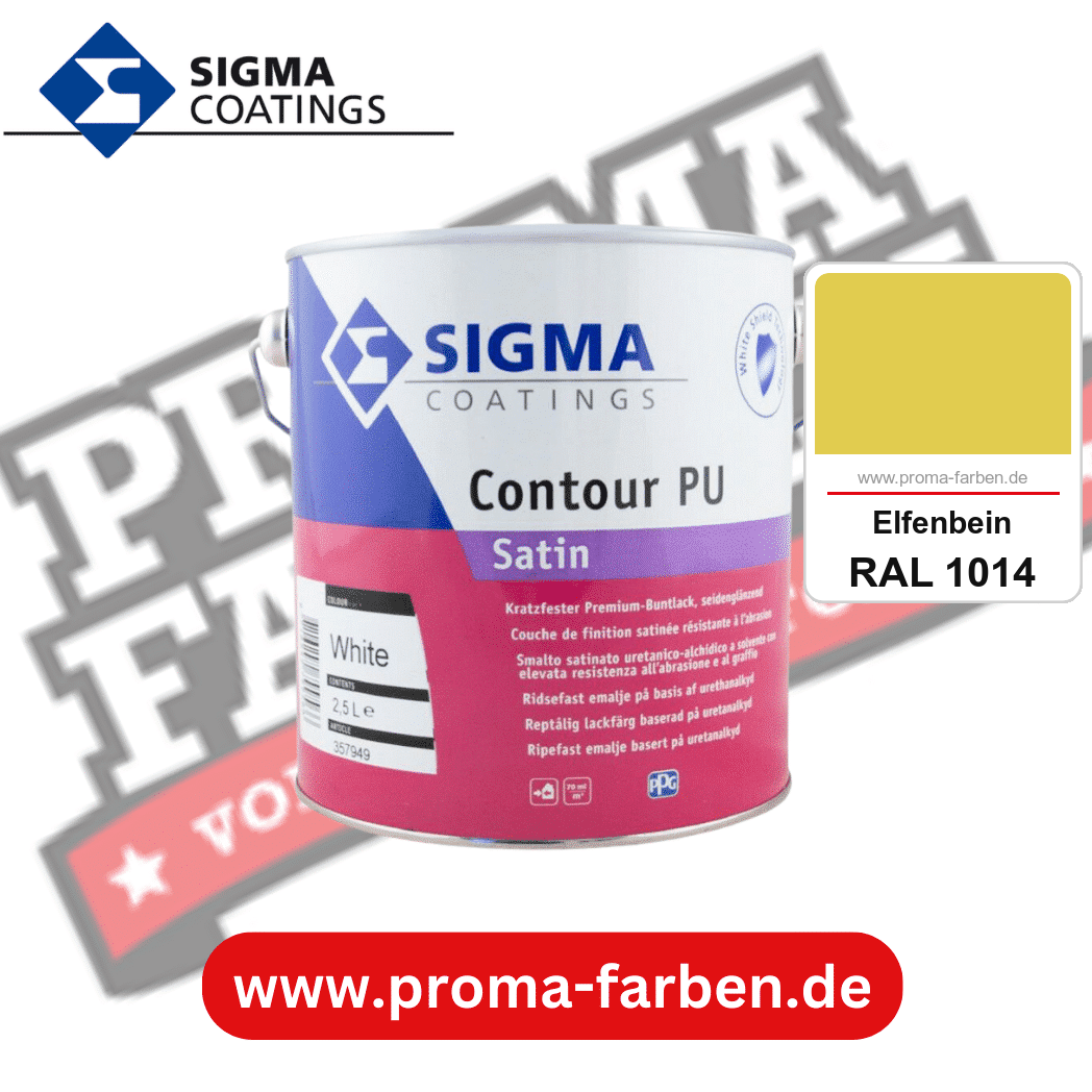SIGMA Contour PU Matt kaufen bei Proma Farben RAL 1014 Elfenbein