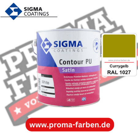 SIGMA Contour PU Matt kaufen bei Proma Farben RAL 1027 Currygelb