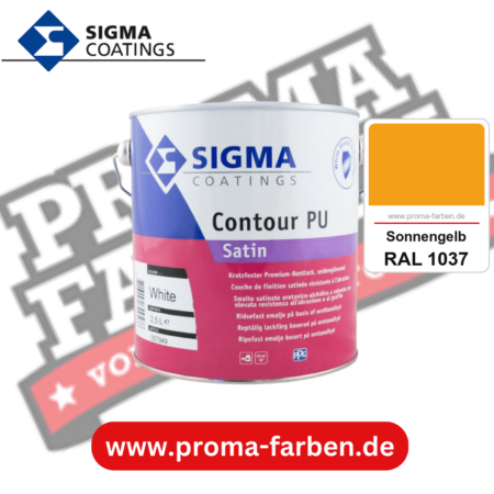 SIGMA Contour PU Matt kaufen bei Proma Farben RAL 1037 Sonnengelb