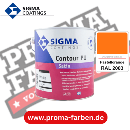 SIGMA Contour PU Matt kaufen bei Proma Farben RAL 2003 Pastellorange