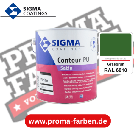 SIGMA Contour PU Matt kaufen bei Proma Farben RAL 6010 Grasgrün