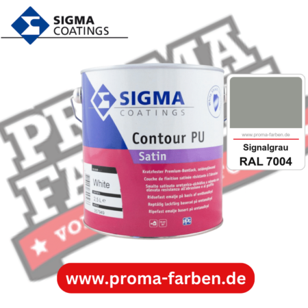 SIGMA Contour PU Matt kaufen bei Proma Farben RAL 7004 Signalgrau