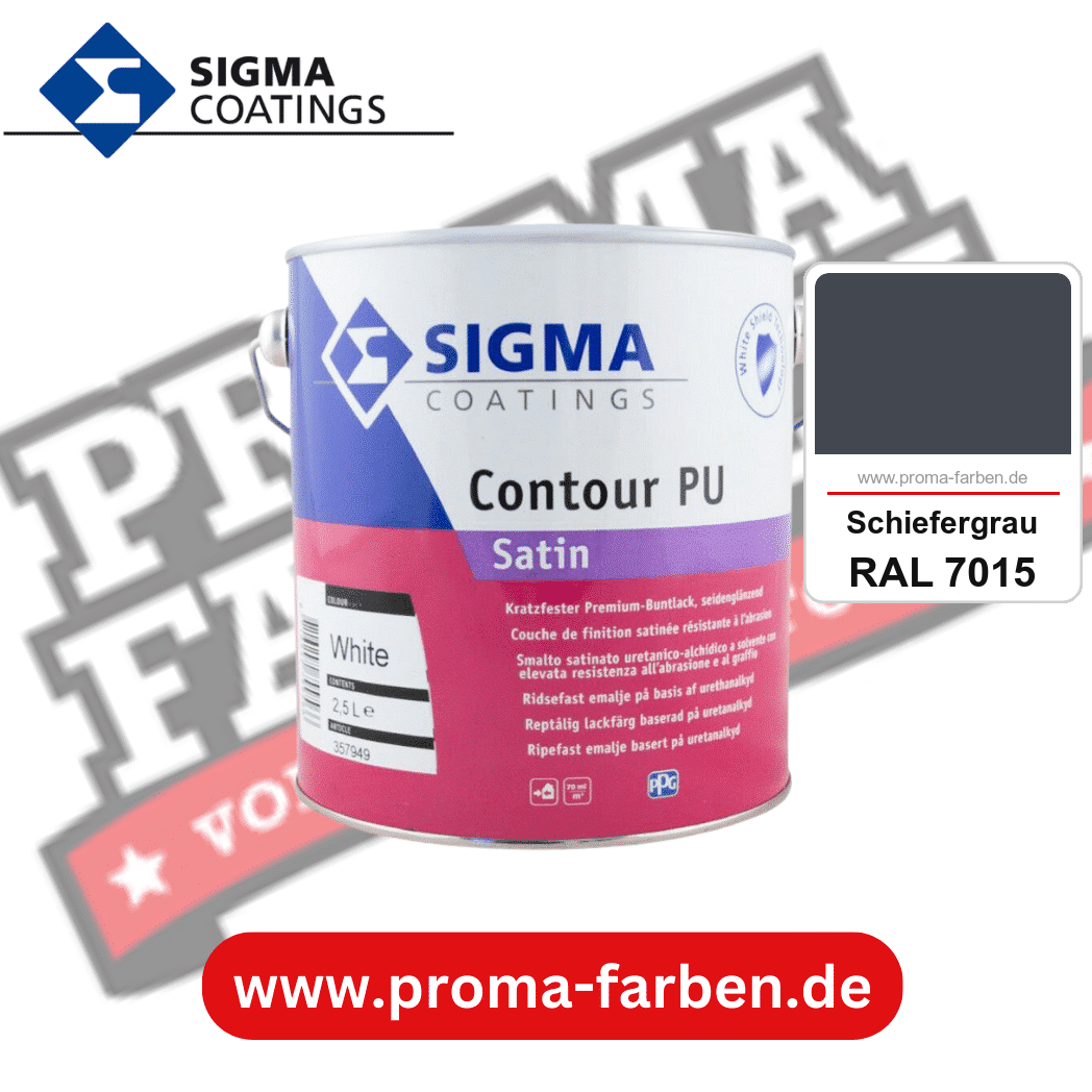 SIGMA Contour PU Matt kaufen bei Proma Farben RAL 7015 Schiefergrau