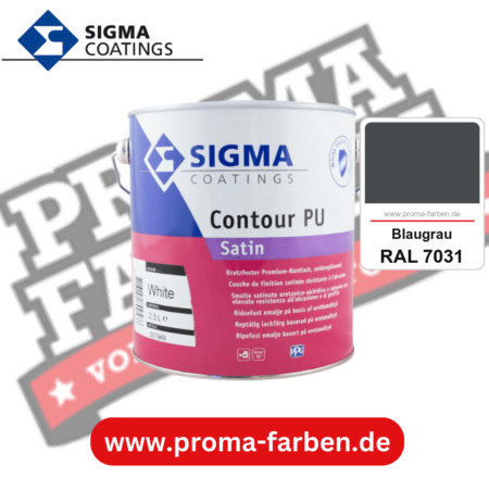 SIGMA Contour PU Matt kaufen bei Proma Farben RAL 7031 Blaugrau