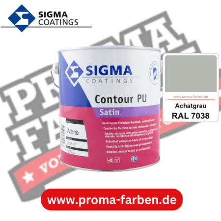 SIGMA Contour PU Matt kaufen bei Proma Farben RAL 7038 Achatgrau
