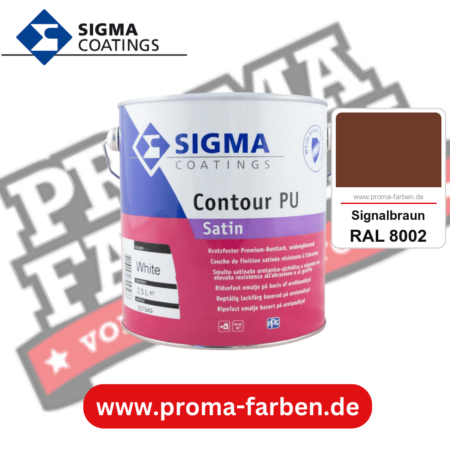 SIGMA Contour PU Matt kaufen bei Proma Farben RAL 8002 Signalbraun