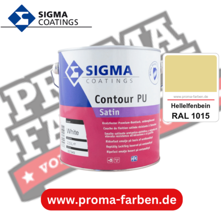 SIGMA Contour PU Satin kaufen bei Proma Farben RAL 1015 Hellelfenbein