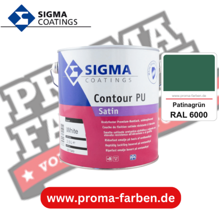 SIGMA Contour PU Satin kaufen bei Proma Farben RAL 6000 Patinagrün