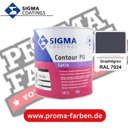 SIGMA Contour PU Satin kaufen bei Proma Farben RAL 7024 Graphitgrau