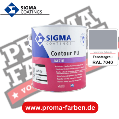 SIGMA Contour PU Satin kaufen bei Proma Farben RAL 7040 Fenstergrau