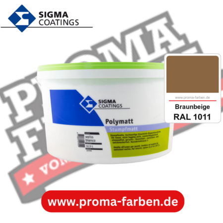 SIGMA Dekomatt Pro kaufen bei Proma Farben RAL 1011 Braunbeige