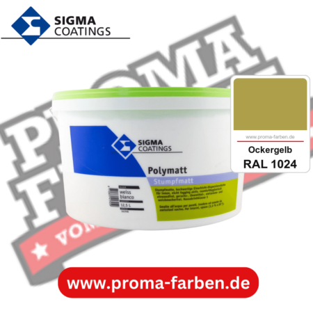 SIGMA Dekomatt Pro kaufen bei Proma Farben RAL 1024 Ockergelb