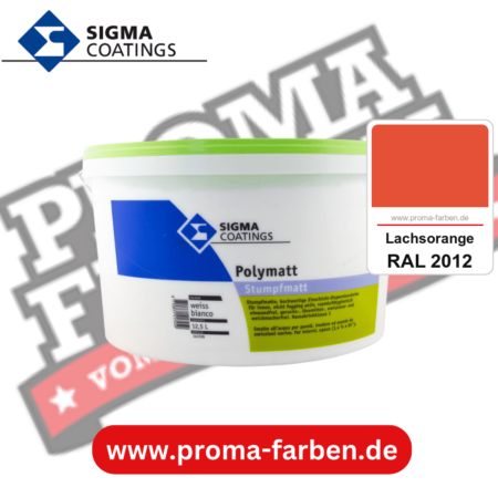 SIGMA Dekomatt Pro kaufen bei Proma Farben RAL 2012 Lachsorange