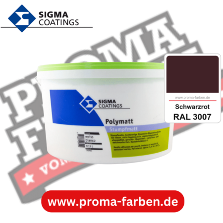 SIGMA Dekomatt Pro kaufen bei Proma Farben RAL 3007 Schwarzrot