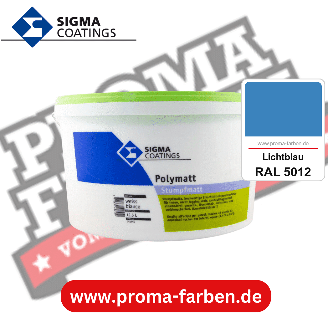 SIGMA Dekomatt Pro kaufen bei Proma Farben RAL 5012 Lichtblau