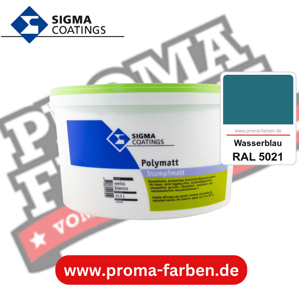 SIGMA Dekomatt Pro kaufen bei Proma Farben RAL 5021 Wasserblau