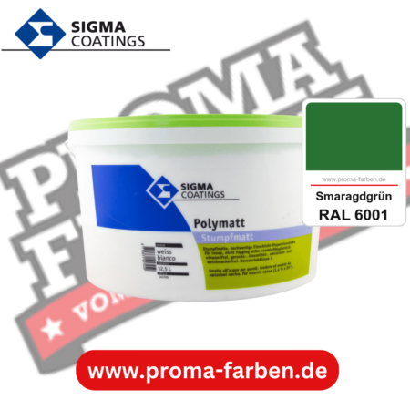 SIGMA Dekomatt Pro kaufen bei Proma Farben RAL 6001 Smaragdgrün