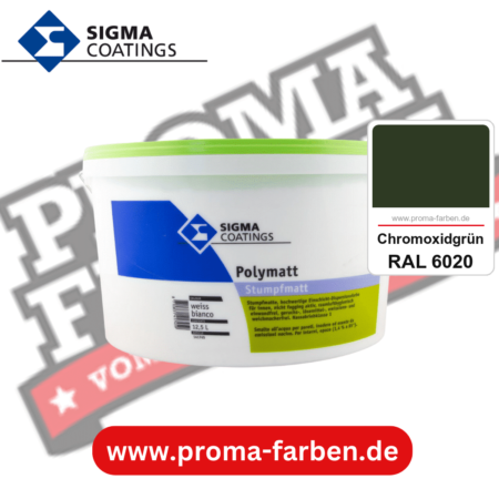 SIGMA Dekomatt Pro kaufen bei Proma Farben RAL 6020 Chromoxidgrün