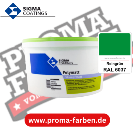 SIGMA Dekomatt Pro kaufen bei Proma Farben RAL 6037 Reingrün