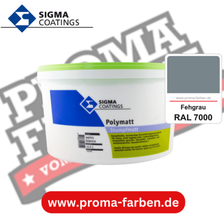 SIGMA Dekomatt Pro kaufen bei Proma Farben RAL 7000 Fehgrau