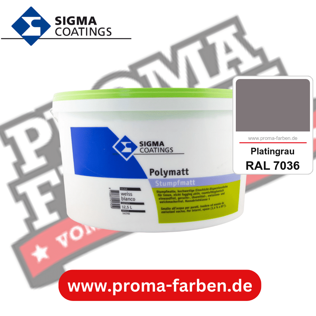 SIGMA Dekomatt Pro kaufen bei Proma Farben RAL 7036 Platingrau