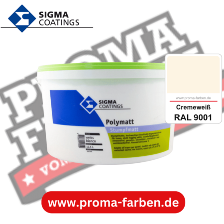 SIGMA Dekomatt Pro kaufen bei Proma Farben RAL 9001 Cremeweiß