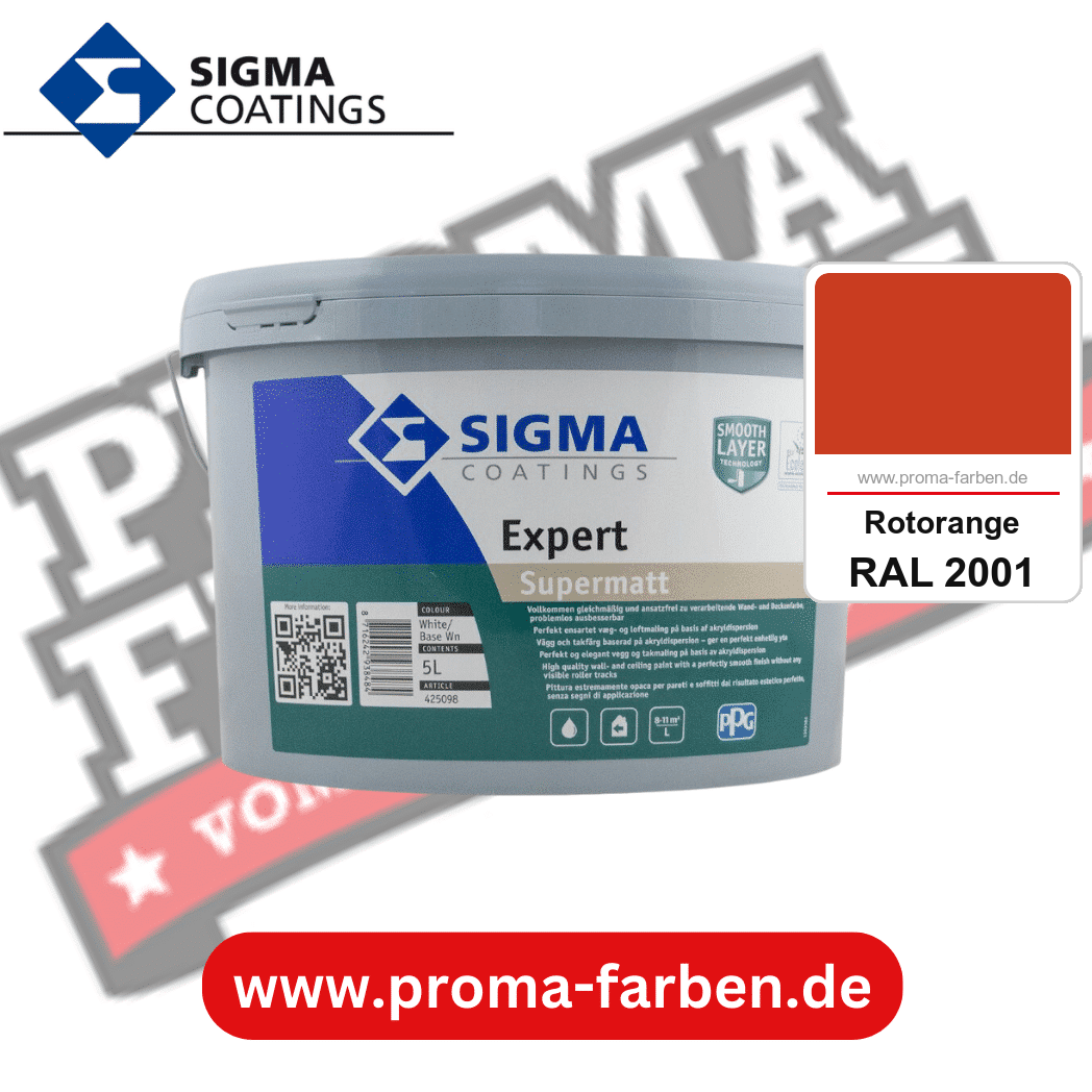 SIGMA Expert kaufen bei Proma Farben RAL 2001 Rotorange