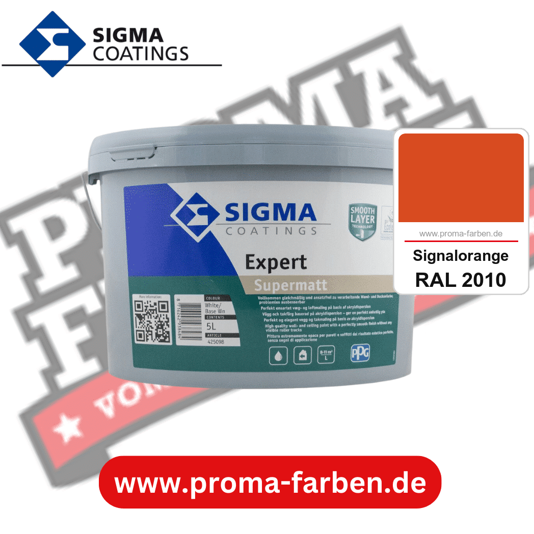 SIGMA Expert kaufen bei Proma Farben RAL 2010 Signalorange