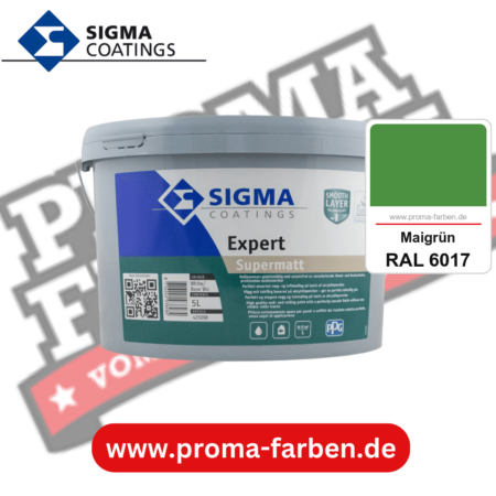 SIGMA Expert kaufen bei Proma Farben RAL 6017 Maigrün