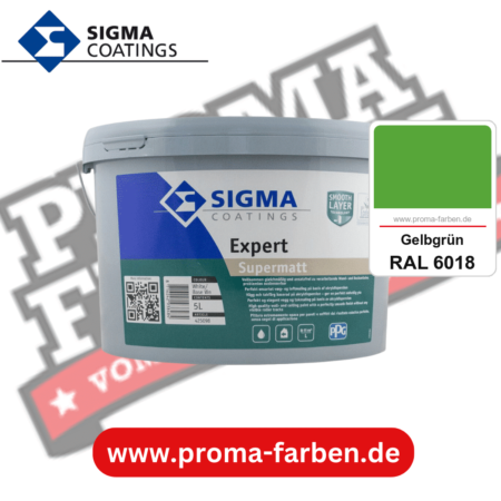 SIGMA Expert kaufen bei Proma Farben RAL 6018 Gelbgrün